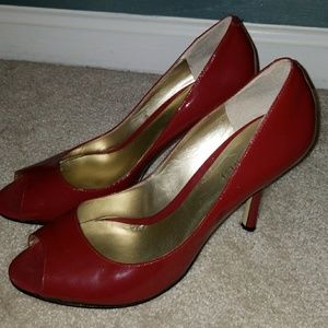 Patent Leather Red Pumps